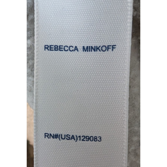 Womens Rebecca Minkoff Janine Puff Sleeve Coquette Preppy Gray Sweatshirt Small - Picture 7 of 9